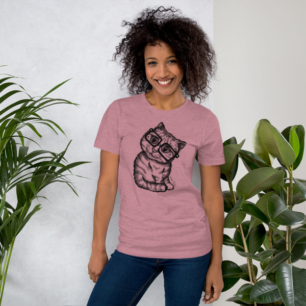 Cat Nerd T-Shirt - Image 3