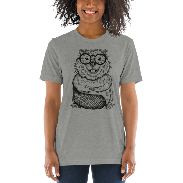 Beaver Nerd T-Shirt - Image 2