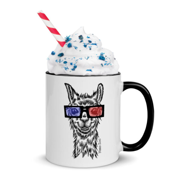 Llama Nerd Zoo Mug - Image 3