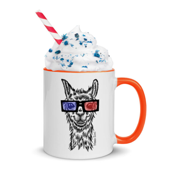 Llama Nerd Zoo Mug - Image 6