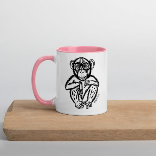 Monkey Nerd Mug with splash of color - Image 15