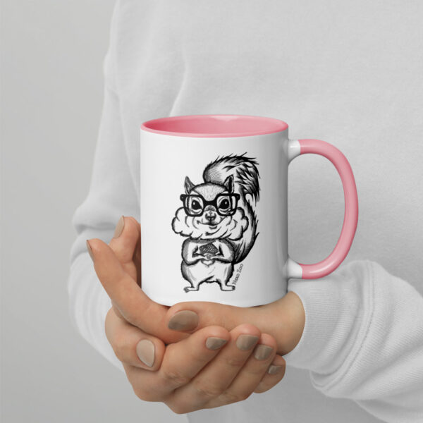 Squirrel Nerd Mug with Splash of Color - Image 10