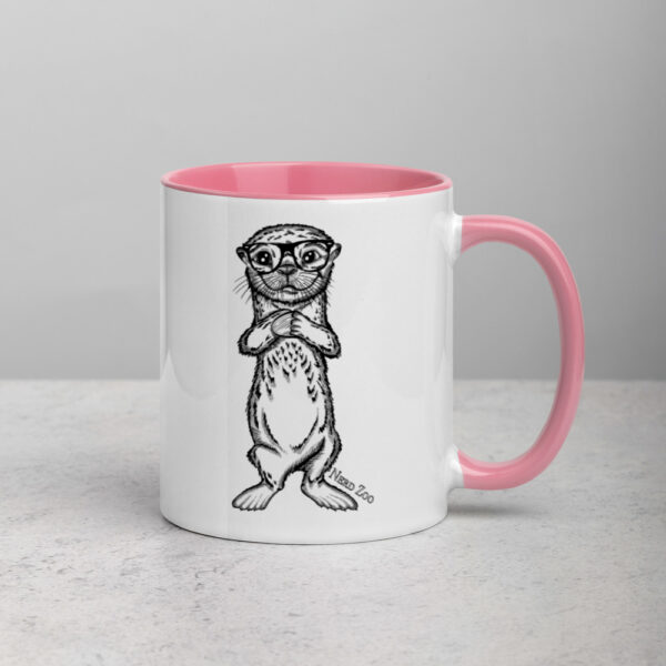 Sea Otter Nerd Mug with splash of color - Image 10