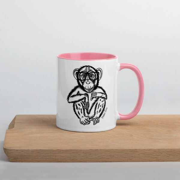 Monkey Nerd Mug with splash of color - Image 16