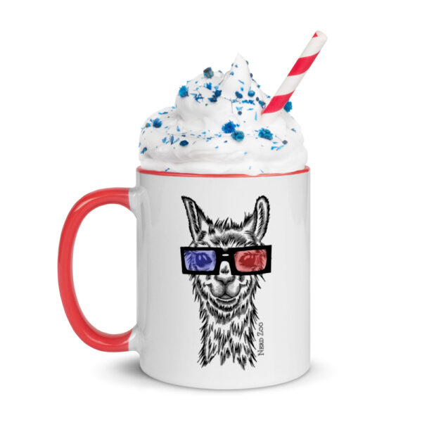 Llama Nerd Zoo Mug - Image 4