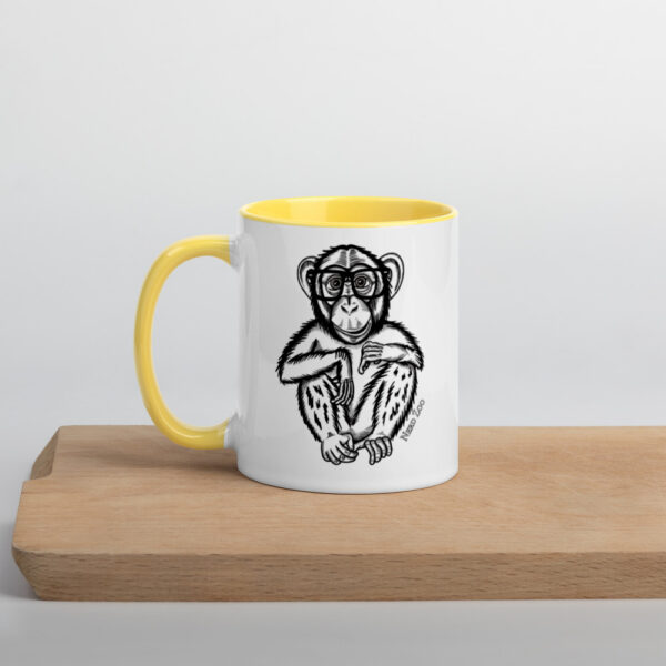 Monkey Nerd Mug with splash of color - Image 17