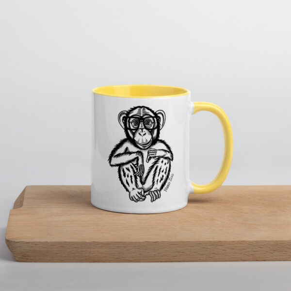 Monkey Nerd Mug with splash of color - Image 18