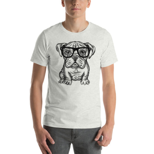 Bulldog Nerd Zoo Unisex t-shirt - Image 14