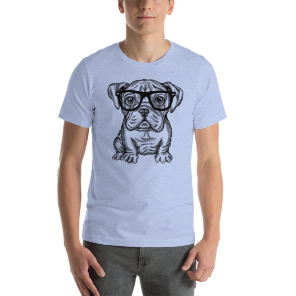 Bulldog Nerd Zoo Unisex t-shirt - Image 6