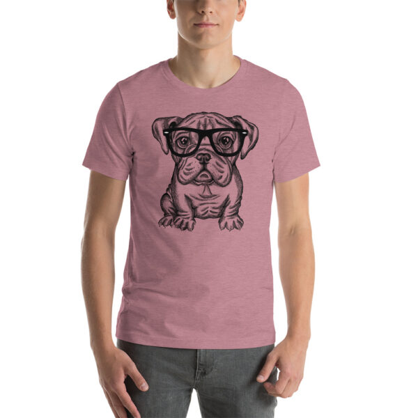 Bulldog Nerd Zoo Unisex t-shirt - Image 2