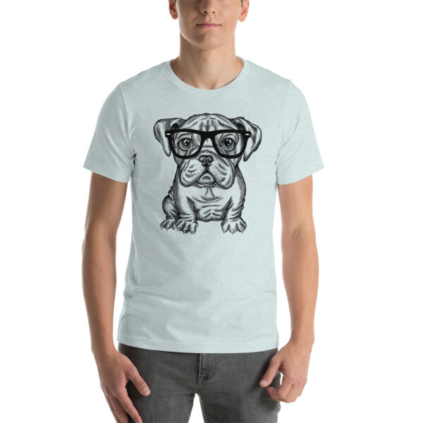 Bulldog Nerd Zoo Unisex t-shirt - Image 11