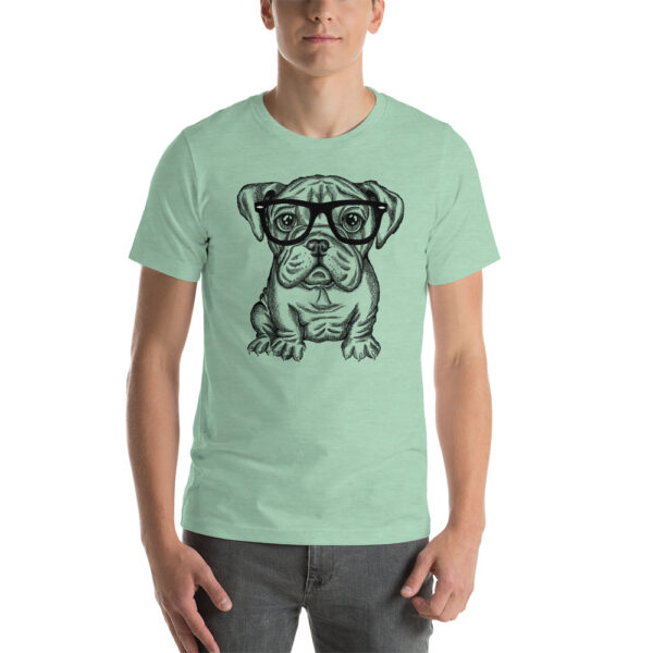 Bulldog Nerd Zoo Unisex t-shirt - Image 5