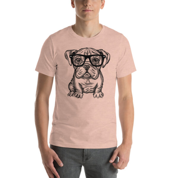 Bulldog Nerd Zoo Unisex t-shirt - Image 7