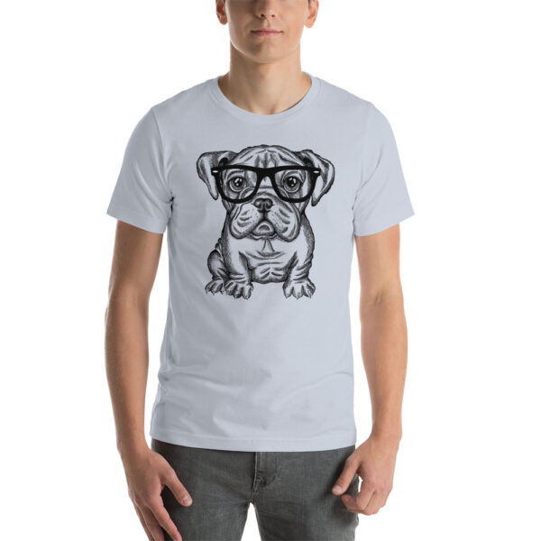 Bulldog Nerd Zoo Unisex t-shirt - Image 10