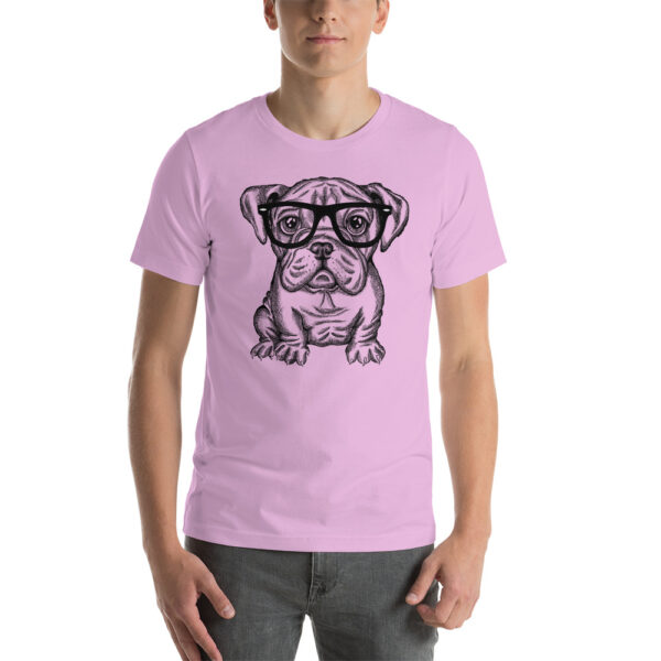 Bulldog Nerd Zoo Unisex t-shirt - Image 4