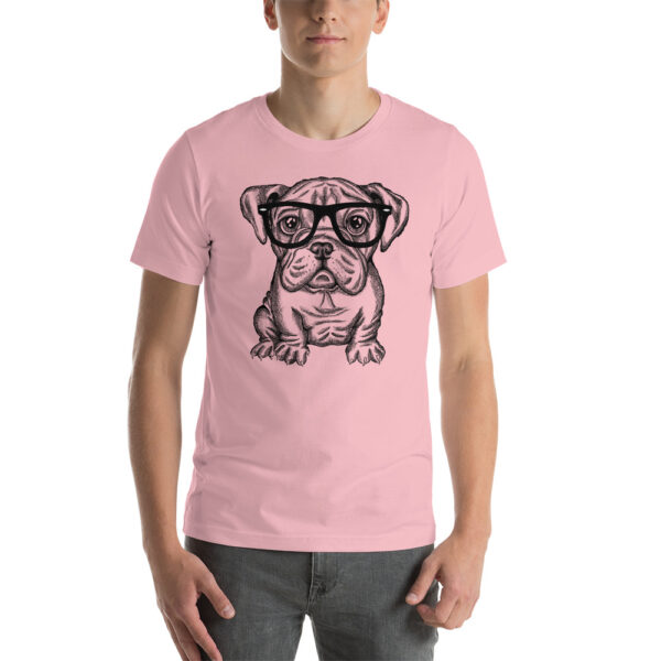 Bulldog Nerd Zoo Unisex t-shirt - Image 8