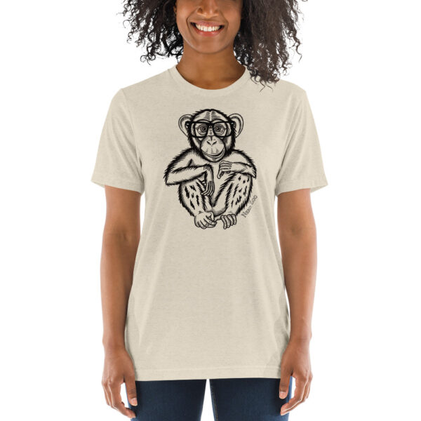 Monkey Nerd Short sleeve t-shirt - Image 5