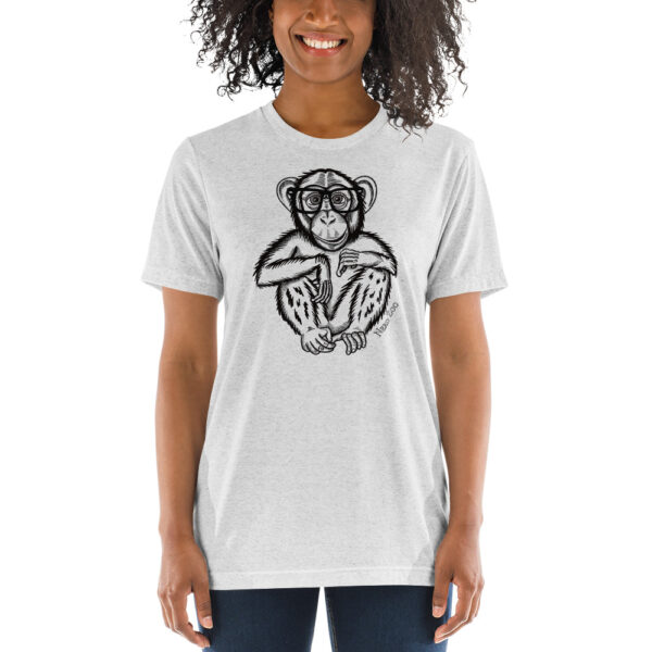 Monkey Nerd Short sleeve t-shirt - Image 6