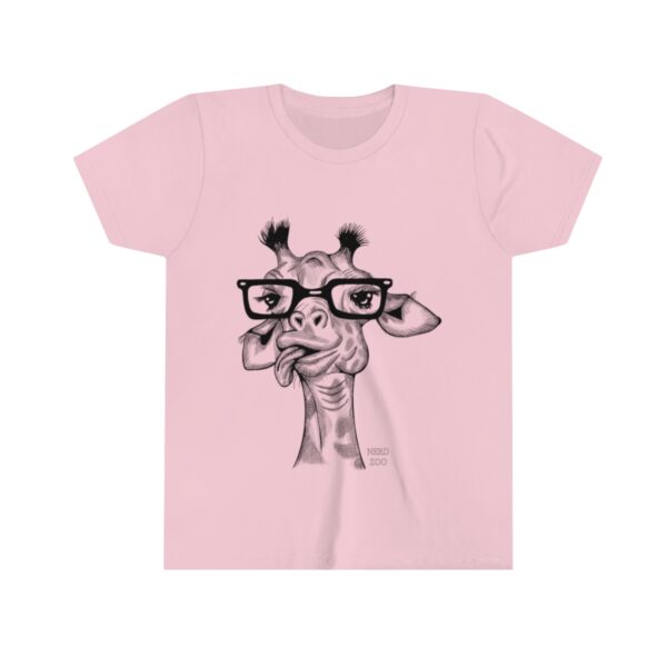 Giraffe Nerd Youth Short Sleeve Tee - Image 13