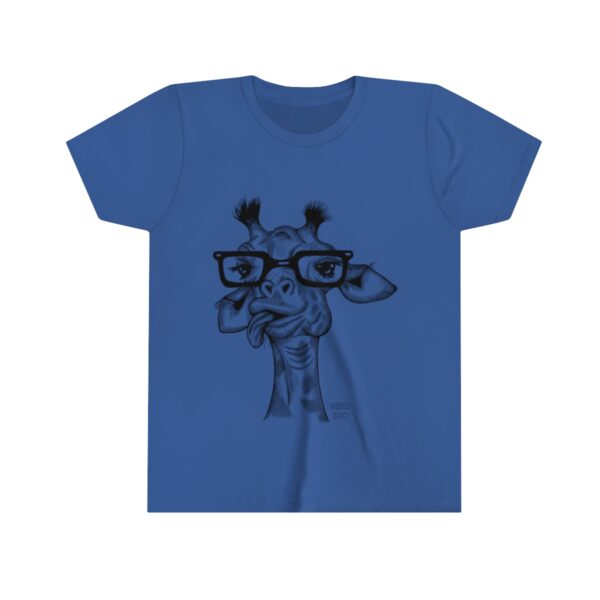 Giraffe Nerd Youth Short Sleeve Tee - Image 9