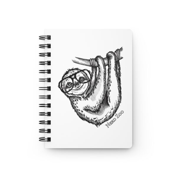 Sloth Nerd Zoo Notebook - Image 2