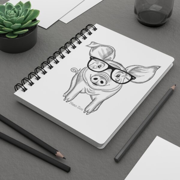 Pig Nerd Zoo Notebook