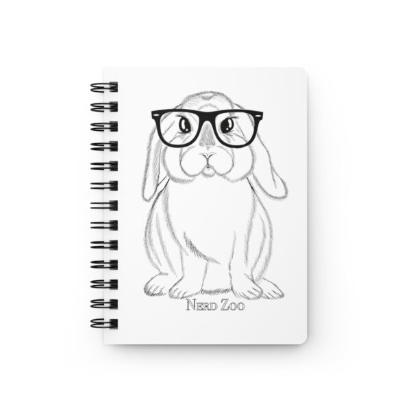 Bunny Nerd Zoo Spiral Bound Journal - Image 2