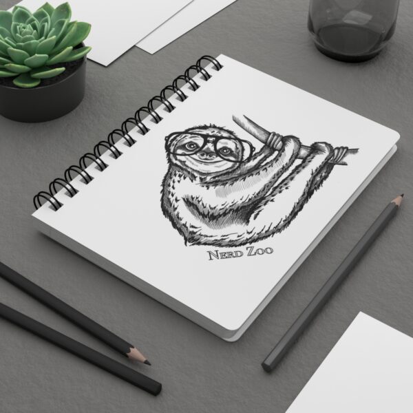 Sloth Nerd Zoo Notebook