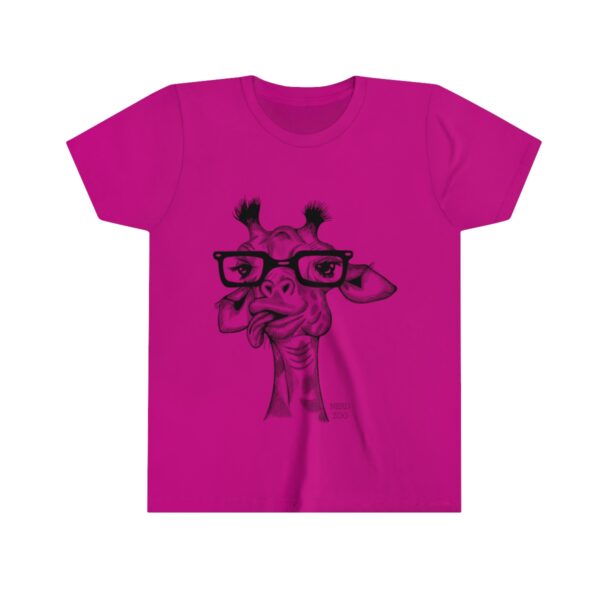 Giraffe Nerd Youth Short Sleeve Tee - Image 11