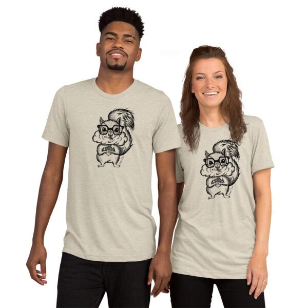 Squirrel Nerd Short sleeve t-shirt - Image 8